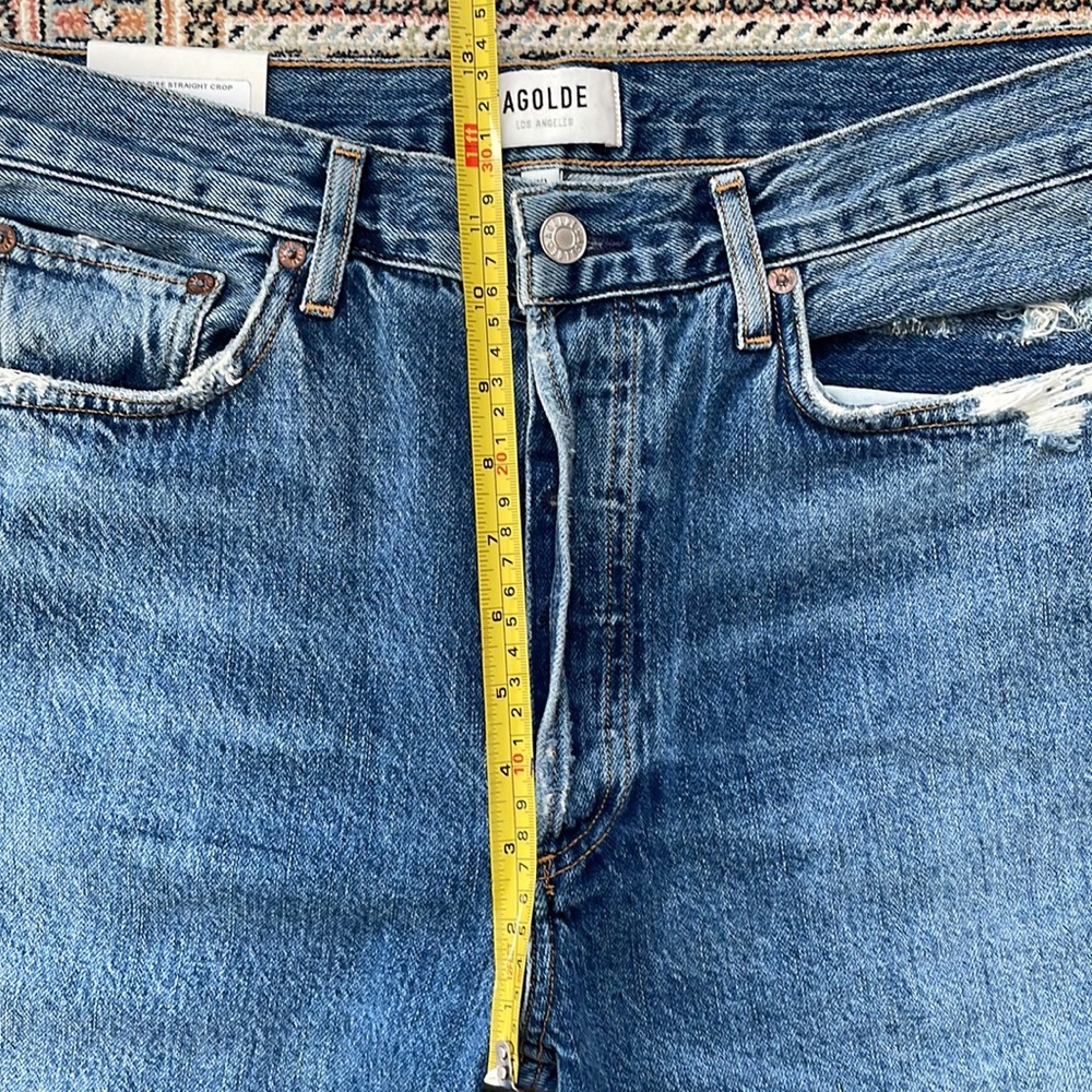 AGOLDE Riley High Rise Straight Crop Jeans - Picture 5 of 11